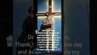 ✝️ Jesus stretched out His arms on the Cross because He loves you. ❤️#jesus#jesuschrist #bibleverse