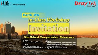 DrayTek Training Workshop - Perth 2026