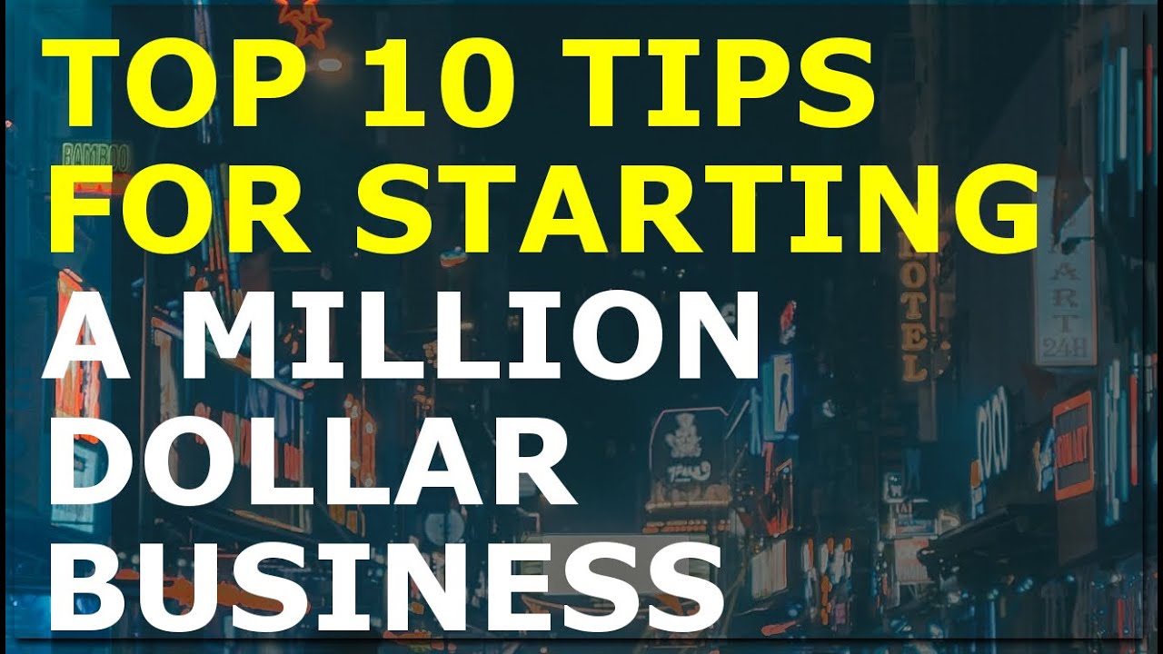 How to Start a Million Dollar Business | Free Million Dollar Business ...