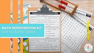 Math Intervention Kit for 1st and 2nd Grade