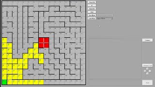 Micromouse maze simulator - Flood Fill alghoritm - presentation