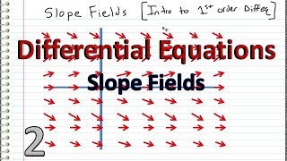 Differential Equations - 2 - Slope Fields