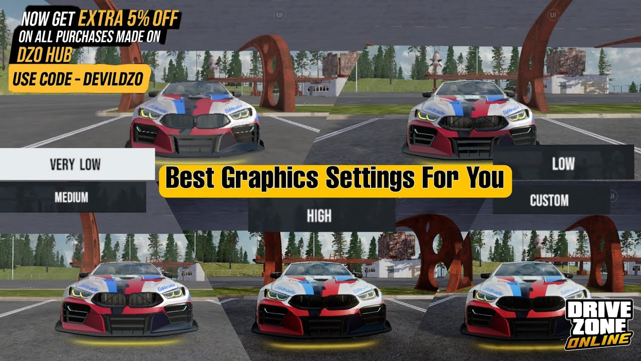 Drive Zone Online: Best Graphics Settings For Smooth Gameplay ...