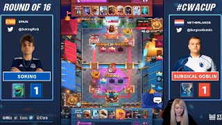 SURGICAL GOBLIN VS SOKING | Clash Royale CWA CUP