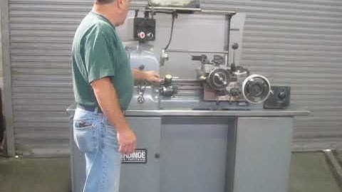 HARDINGE PRECISION CHUCKING LATHE, MODEL: HC, Michael fine Machinery