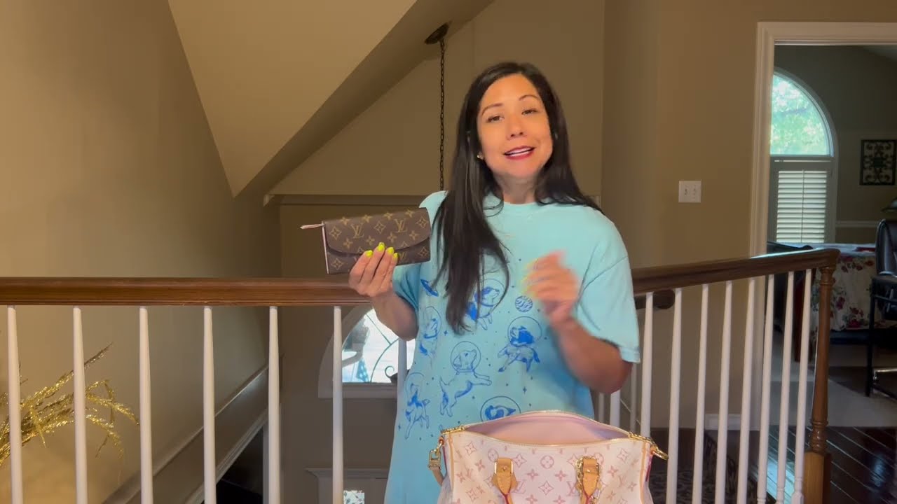 Louis Vuitton Emilie Wallet in Rose Ballerine Review