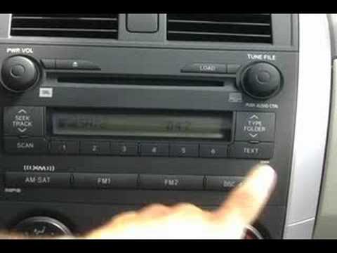 2003 toyota corolla bluetooth radio
