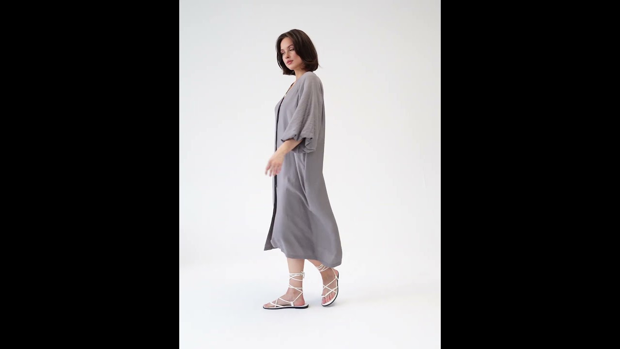 Платье с объемным рукавом Veer Atelier