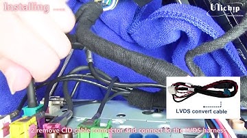 How install Unichip CarPlay Smartbox for Mercedes-Benz E200 Navigation system