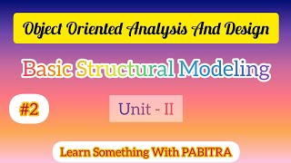 Celebrity #2 Basic Structural Modeling | OBJECT ORIENTED ANALYSIS AND DESIGN | Unit-I|  @PabitraBera #UML Profile