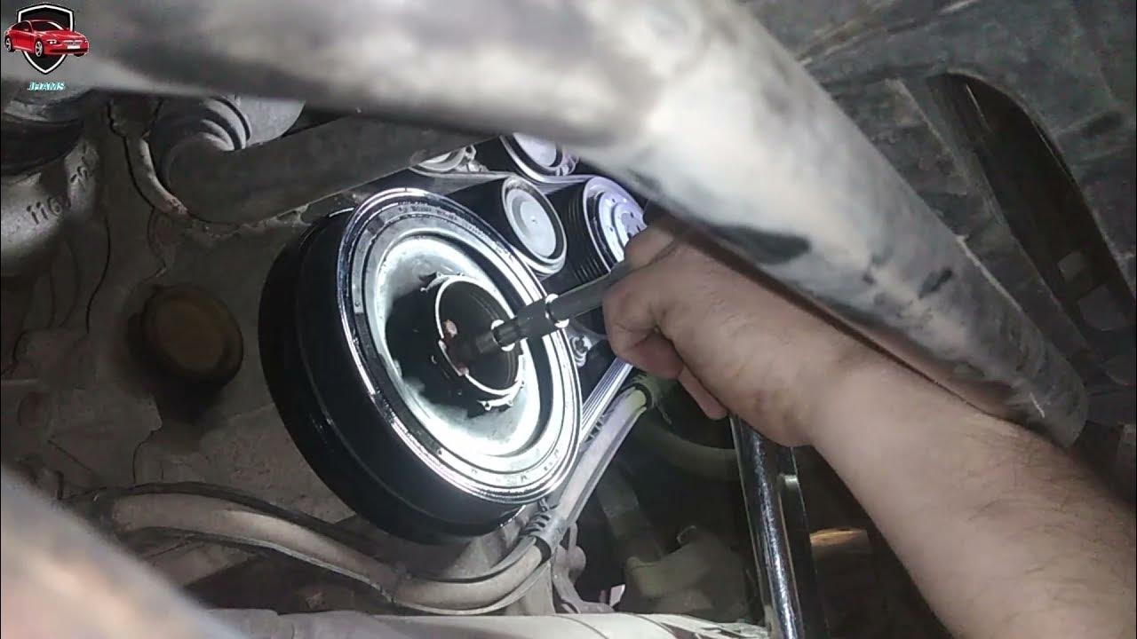 BMW 2.0D N47 How to replace vibration damper on YouTube
