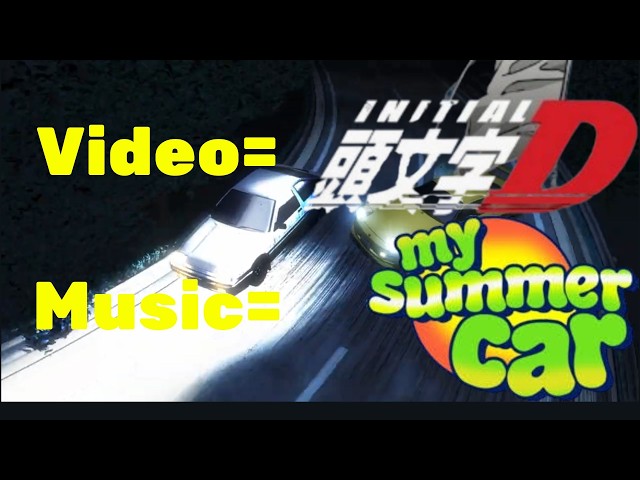 ADVENTURE IN MY DREAseiichinakamura 和ジャズ Initial D with sound from My Summer Car (NinjaBaka) - YouTube