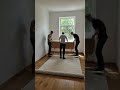 Renovation of an old and dirty living room