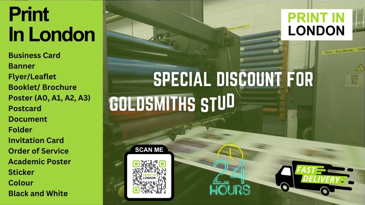 Printing Services for GOLD - Goldsmiths, University of London- Printing London