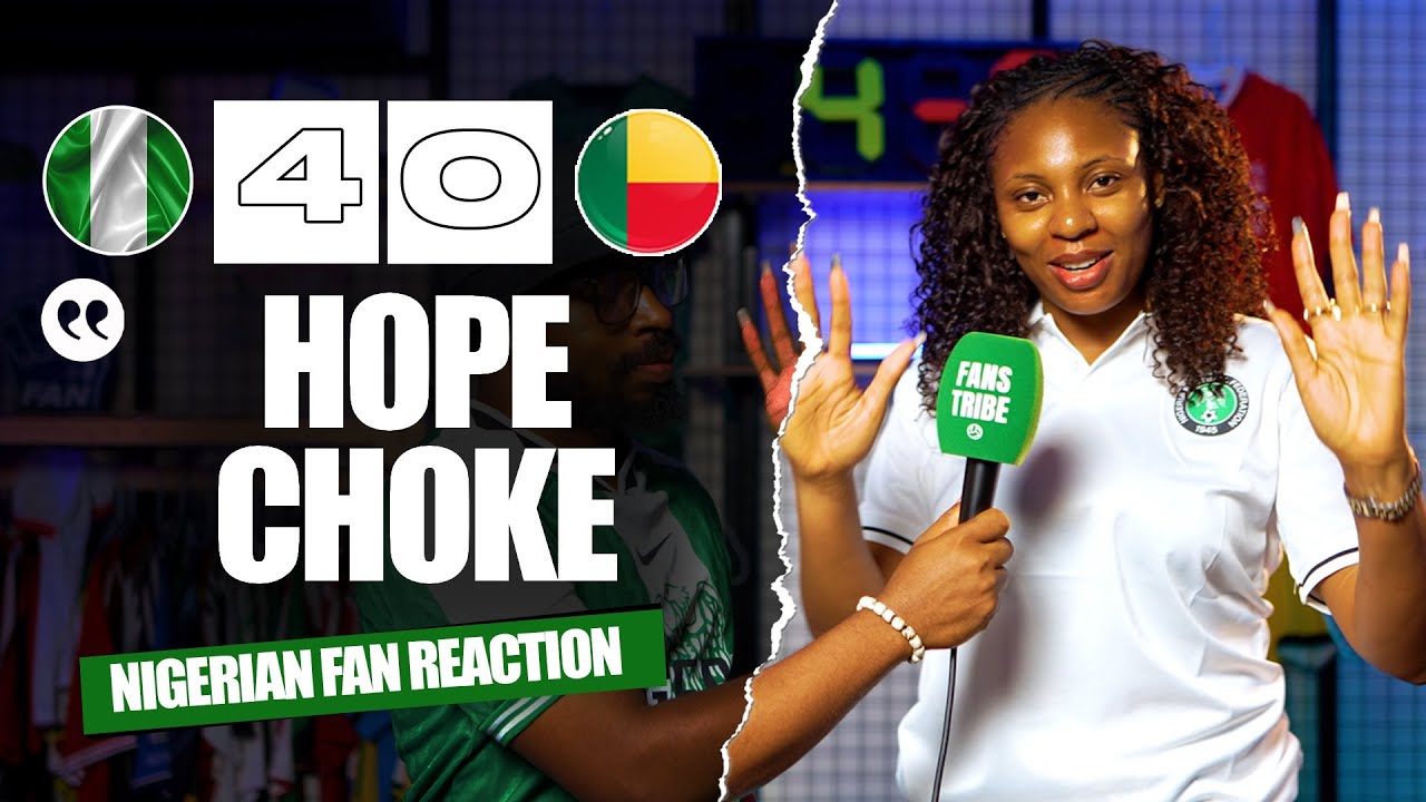 NIGERIA 4-0 BENIN REPUBLIC ( Jenny - NIGERIAN FAN REACTION) - 2026 FIFA WORLD CUP QUALIFIER.