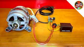 Connection to make any HOME machine with WASHING MACHINE MOTOR