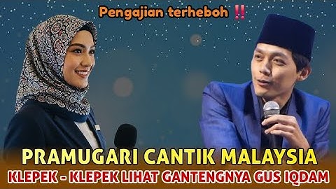 Gus iqdam terbaru - Pramugari cantik Malaysia Klepek-klepek lihat Gantengnya gus iqdam
