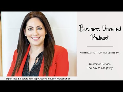 Heather Roffe Customer Service the Key to Longevity with Heather Rouffe - YouTube