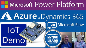 14) Azure IoT & Microsoft Power Apps, Dynamics 365, Flow, Cosmos DB  - Intelligent Service Demo