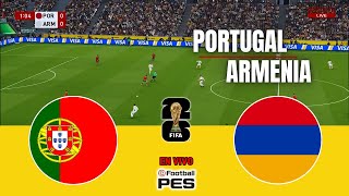 PORTUGAL vs ARMENIA 🇦🇲 | PREDICCIÓN 🔮 | Eliminatorias UEFA 2025 | Simulación PES 2026