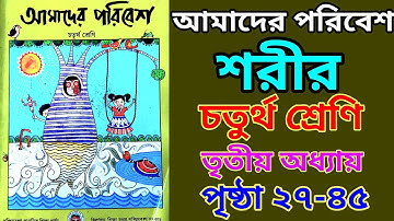 শরীর|চতুর্থ শ্রেণি|আমাদের পরিবেশ|তৃতীয় অধ্যায়|পৃষ্ঠা২৭-৪৫|shorir|class 4|amader poribesh|page 27-45