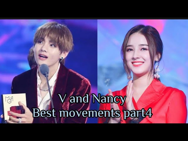 Kim taehyung(V) and Nancy ️jewel best to ship realmovements part4#taecy#nankook #2022#kimtaehyung#V class=