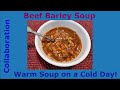 Collab  warm soup on a cold day  beef barley soup