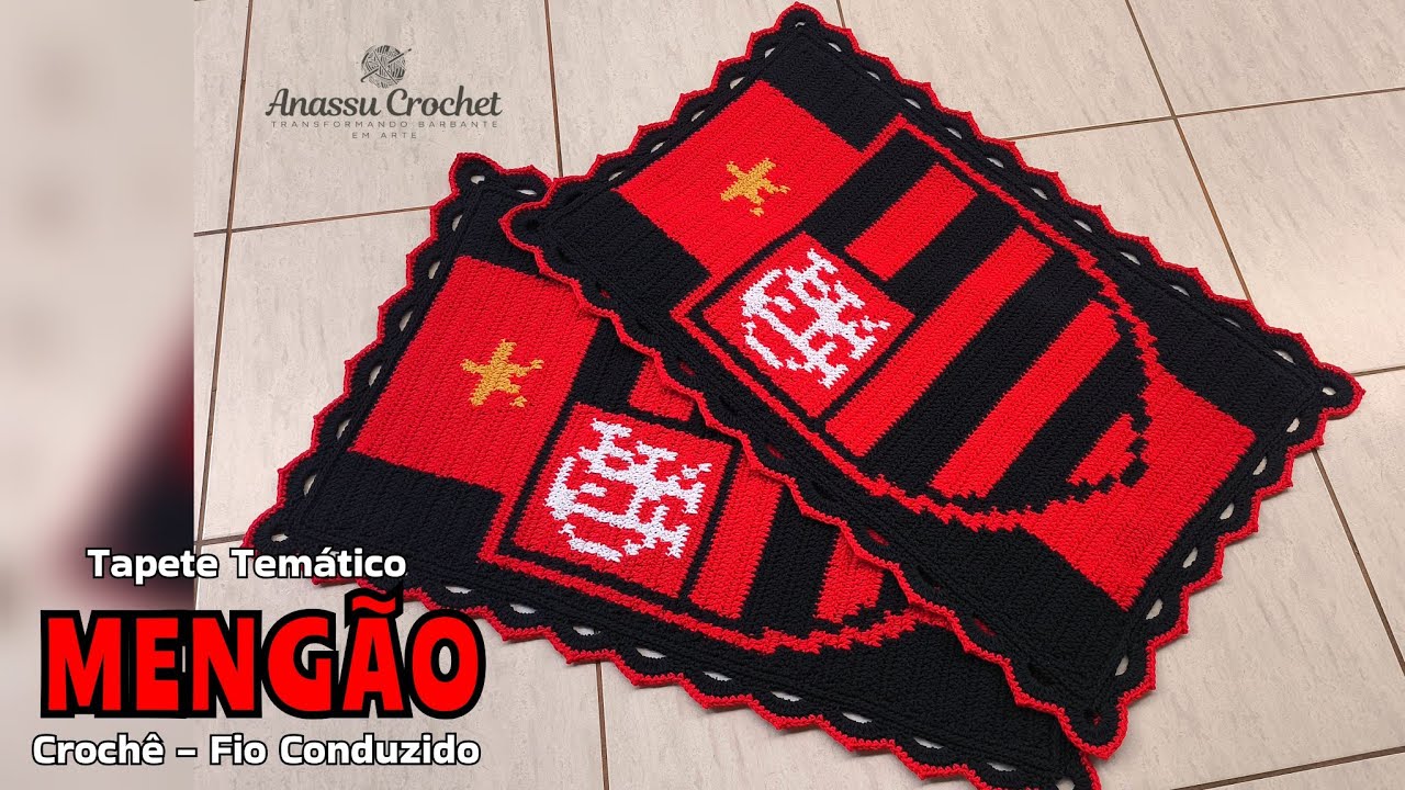 Ковёр с тематикой «Фламенго» — связан крючком из пряжи для гобелена — заказ выполнен и доставлен