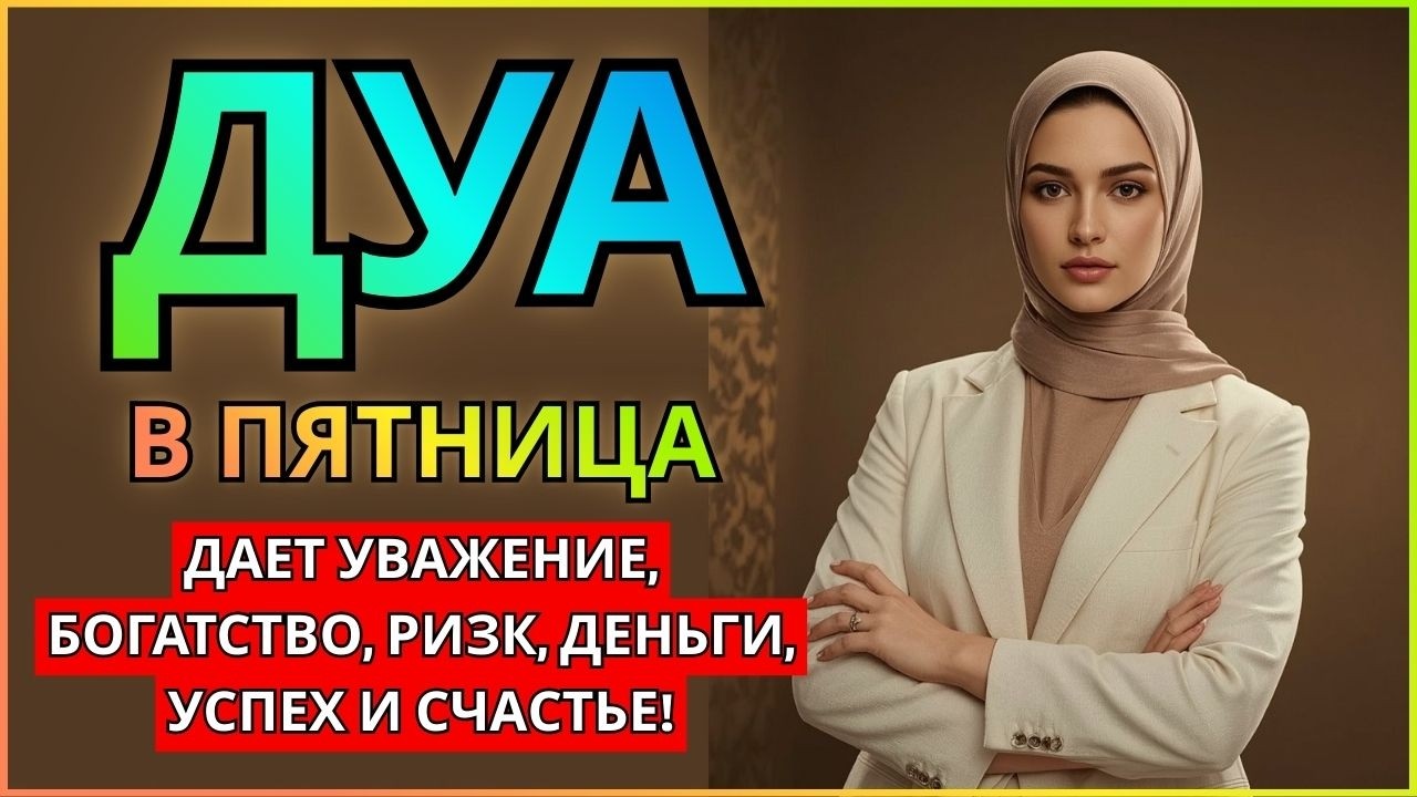 💕САМАЯ СИЛЬНАЯ Дуа в ПЯТНИЦА ДАЕТ УВАЖЕНИЕ, БОГАТСТВО, РИЗК, ДЕНЬГИ, УСПЕХ И СЧАСТЬЕ! #дуа