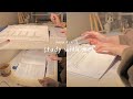 Study with me 1hour 勉強風景 1時間 (no music)