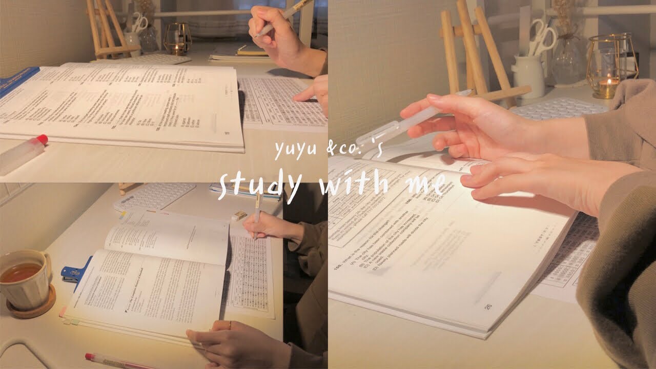 Study With Me 1hour 勉強風景 1時間 No Music Youtube