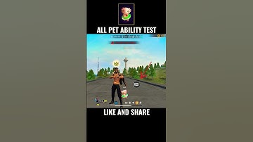 ALL PET ABILITY TEST (PART-11) | OB46 UPDATE || #shorts #ffmax #all #pet #ability #test #part11 #ff