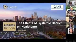DE&I Webinar Series: The Effects of Systemic Racism on Healthcare