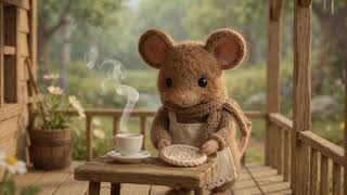 Cute Little Mouse on a Rainy Day 🐭☔ | Cozy Stop Motion Animation