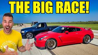 I WAS CHALLENGED TO RACE MY DIY BUILDS VS THEIR MILLION DOLLAR CAR COLLECTION ON AN AIRPORT RUNWAY!