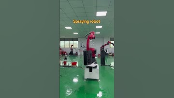 Spraying robot #industrial #automobile #machine