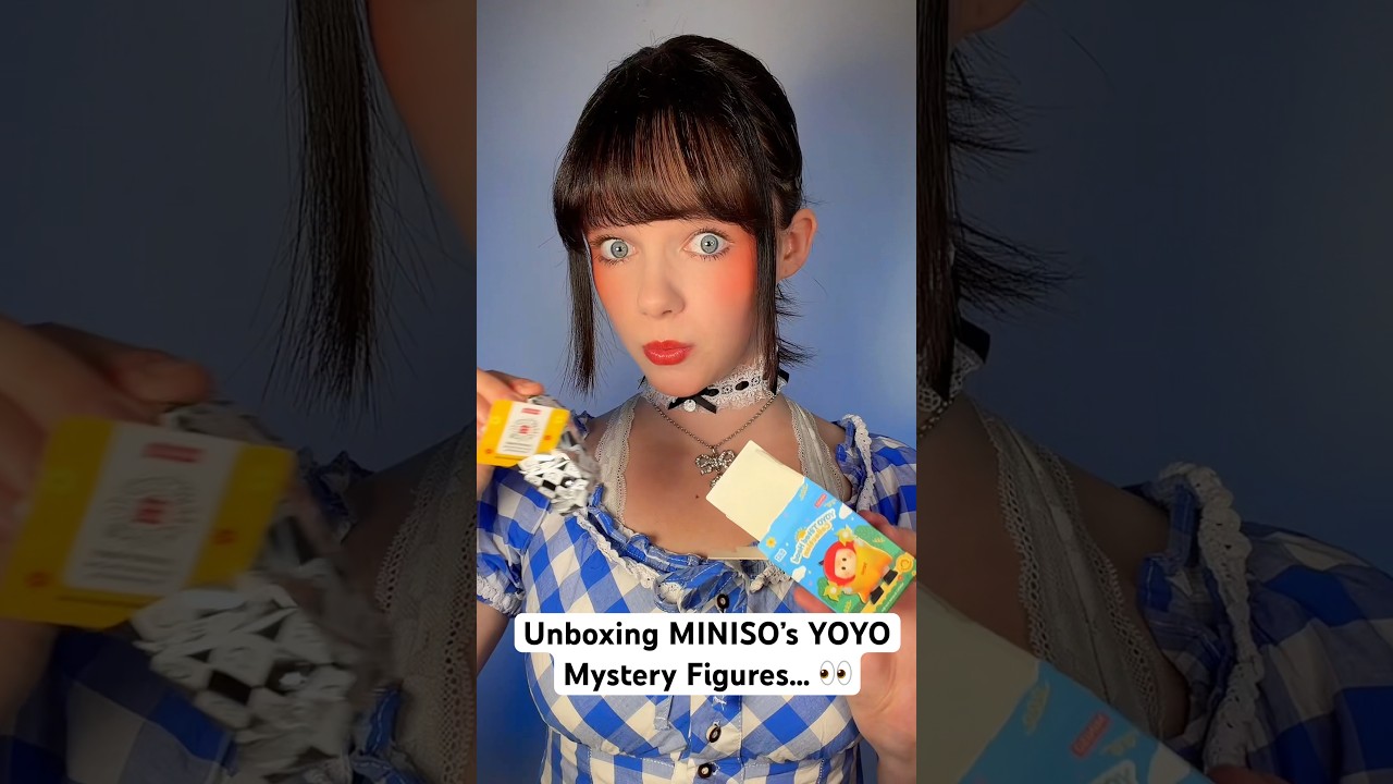 Unboxing MINISO’s YOYO Mystery Figures… aren’t they the cutest?! #miniso #cosplay #unboxing