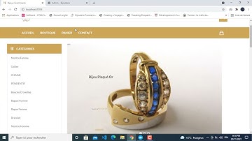 A jewelry Ecommerce website with admin dashboard using Laravel ,Livewire, Voyager