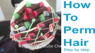 Exclusive Beachy Waves Perm | How to get Permanent Waves step by step TIPS bv Amal Hermuz Information