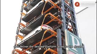 Rotary parking system by Ateco