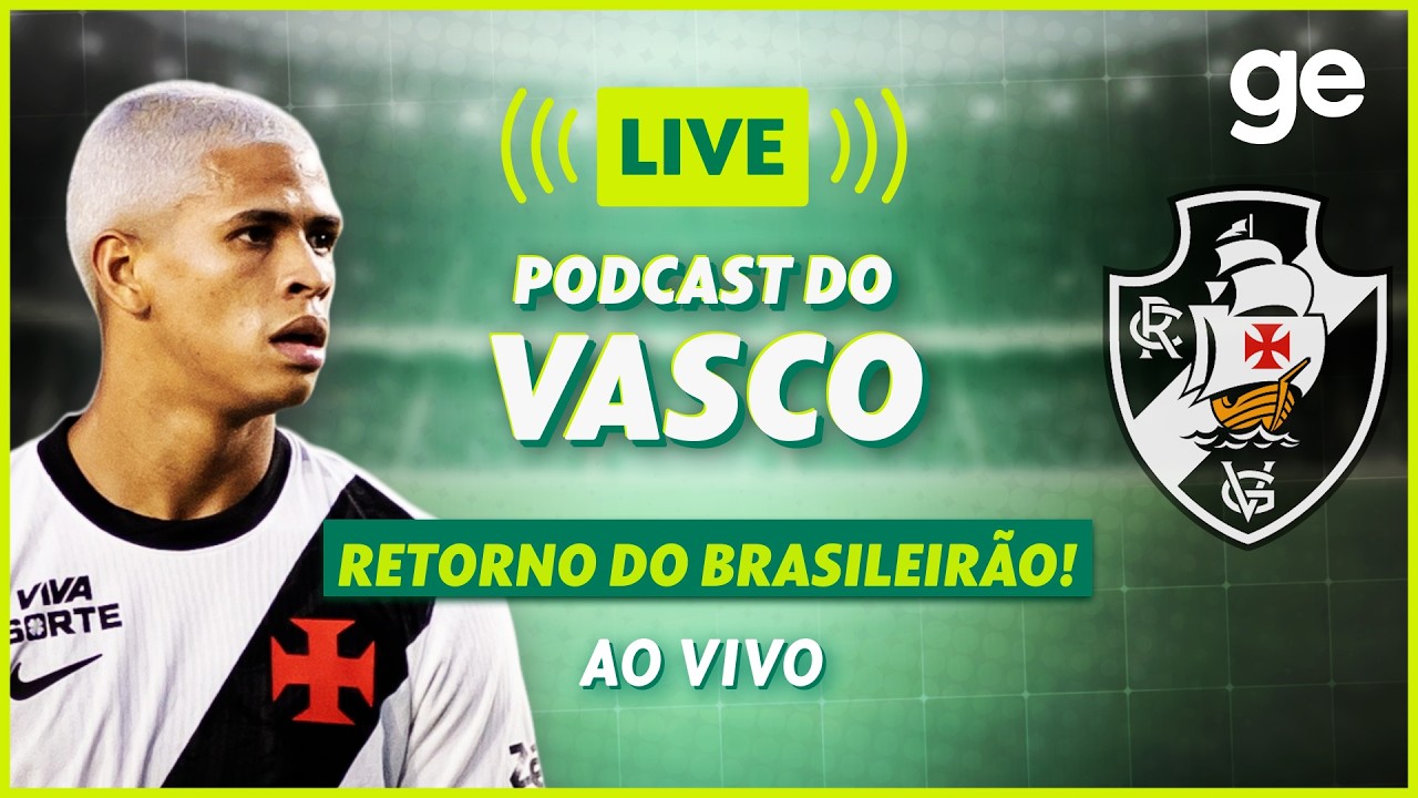 AO VIVO! GE VASCO ANALISA PARTIDA DERROTA POR 1 A 0 NO RETORNO DO BRASILEIRÃO | #podcast | ge.globo