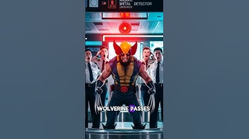 How Wolverine Passes A Metal Detector ? #wolverine #marvel #DeadpoolAndWolverine
