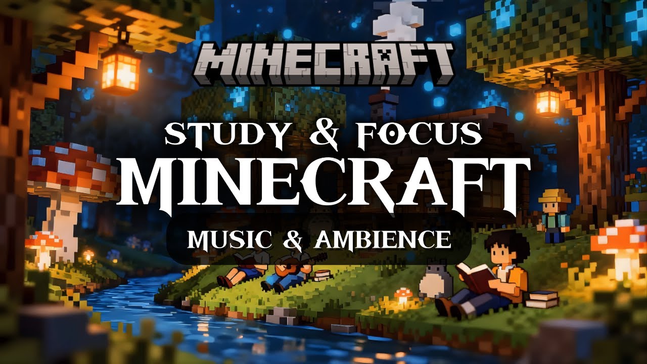 Minecraft Ambience | 🌤️ Peaceful Relaxing Music & Ambience