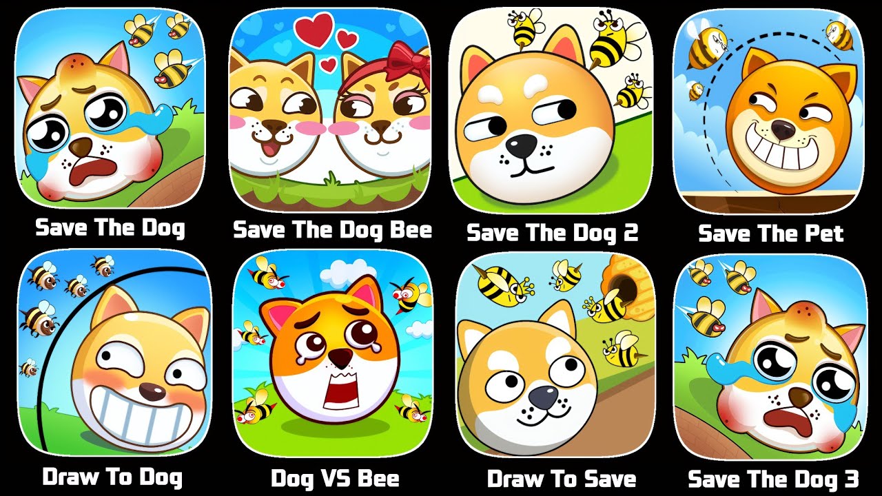 Save The Dog,Save The Dog Bee,Save The Dog 2,Save The Dog Draw,Draw To Dog,Dog Vs Bee,Save The Dog 3