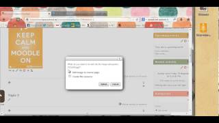 Moodle 2.5 - Adding pictures and files to your page/course