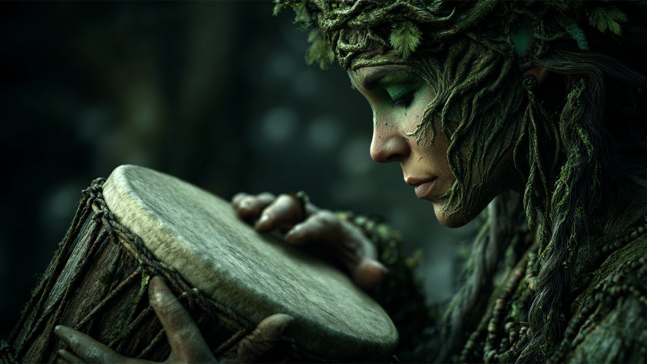 🌿 The Forest Mother Holds and Heals You | 432 Hz & 528 Hz Shamanic Flow