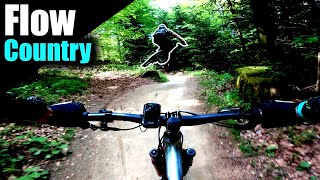 SCHIEßEN wir übern FLOW hinaus?! MTB-Zone Bikepark Geisskopf Flow-Country top to bottom POV