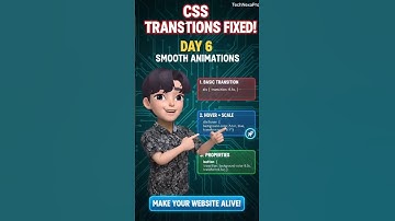 CSS basics Transitions & Animations | Day 6 CSS Series #technology #trending #shorts #viral #fyp