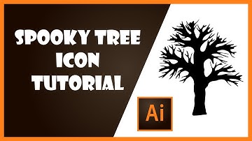 🌳🌳🌳Spooky tree icon - Adobe Illustrator halloween tutorial