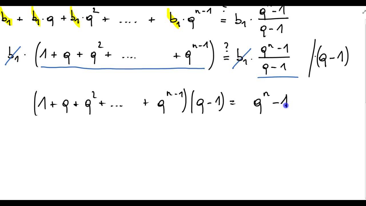 Geometrische summe